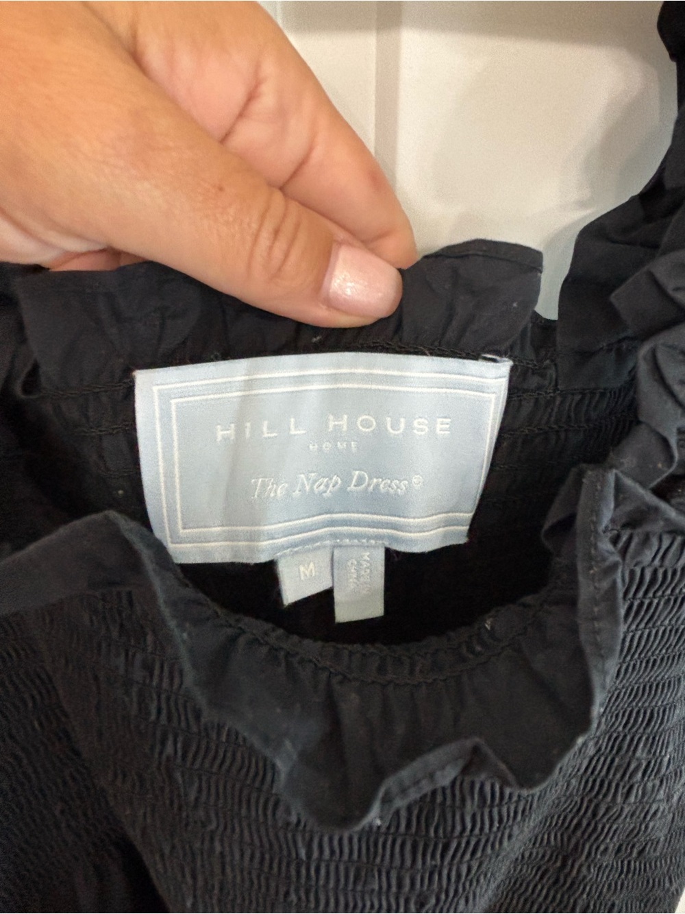 Hill House Ellie Nap Dress Black Size Medium - Picture 4 of 4